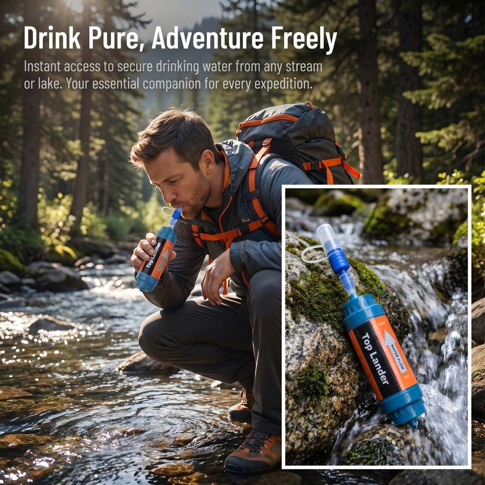 Mini Mini Water Filter Straw S - đánh giá và giá Water Purification Straw